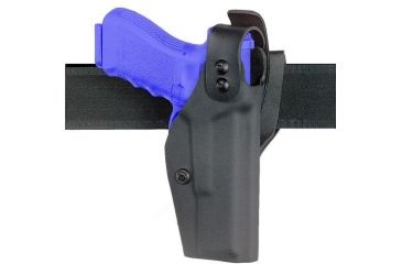 Image of Safariland 284 Mid-Ride, STX TACTICAL Level I Retention Holster - STX TAC Black, Left Hand 284-77-132