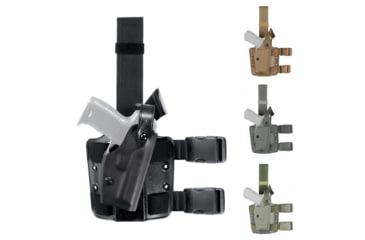 Image of Safariland 6004 SLS Tactical Holster for Sig Sauer P226 W/ SF MR14 Rail, Black, Coyote Brown, Foliage Green, OD Green