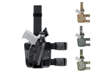 Image of Safariland 6004 SLS Tactical Holster - OD Green, Right Hand 6004-94-561, Foliage Green, OD Green