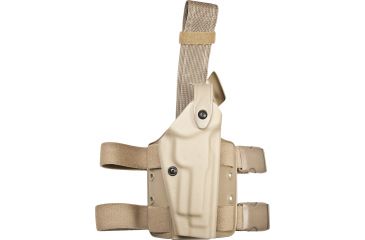 Image of Safariland 6004 SLS Tactical Holster, Right Hand, STX FDE Brown - Beretta 92/96 Vertec M9A1