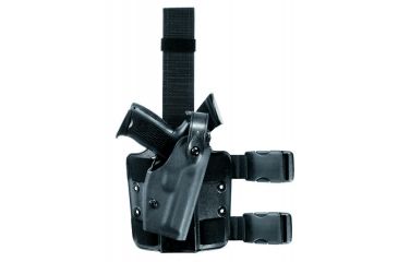 Image of Safariland 6004 SLS Tactical Holster - Tactical Black, Left Hand 6004-193-122