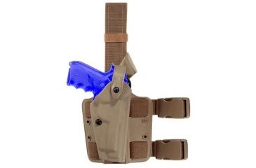 Image of Safariland 6004 SLS Tactical Holster - Tactical Black, Left Hand 6004-193-122