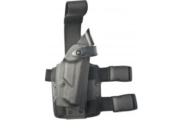 Image of Safariland 6004 SLS Tactical Holster - Tactical Black, Right Hand 6004-180-121