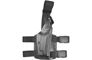 Image of Safariland 6004 SLS Tactical Holster - Tactical Black, Right Hand 6004-77-121