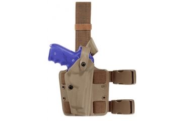 Image of Safariland 6004 SLS Tactical Holster w/Dbl Leg Straps, H&amp;K 45 Full Size, STX Tactical, Black, Right Hand, 6004-393-121