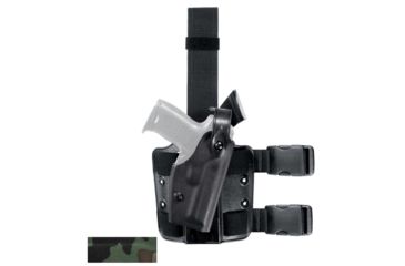 Image of Safariland 6004 SLS Tactical Holster - Woodland Camo, Right Hand 6004-736-511