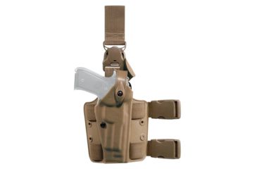 Image of Safariland 6005 SLS Tactical Holster w/Quick Release, Sig Sauer220/226, Coyote Brown, Left Hand, No Rails, 6005-77-762