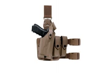 Image of Safariland 6005 SLS Tactical Holster w/QR, FNH Fn Government., Coyote Brown, RH 6005-261-761