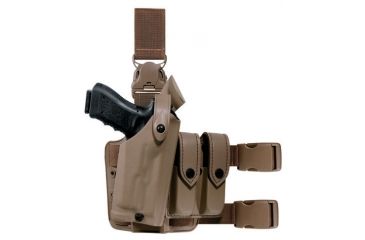 Image of Safariland 6005 SLS Tactical Holster w/QR, Sig Sauer Sig Pro P2022 W/ ITI M3/M6 3.5in., STX Flat Dark Earth, RH 6005-27821-551