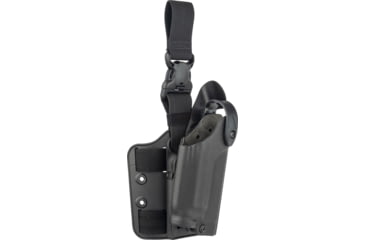 Image of Safariland 6005 SLS Tactical Holster w/Quick Release, Sig Sauer 1911 GSR w/ITI M3/M6, TLR-1/TLR-2, SF X200/X300, SSL-1 5.0in., STX Tactical, Black, Right Hand, 6005-25621-121