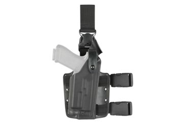 Image of Safariland 6005 SLS Tactical Holster w/Quick Release, Sig SauerP320 9/40, Full Size, STX Tactical, Black, Right Hand, 6005-450-121