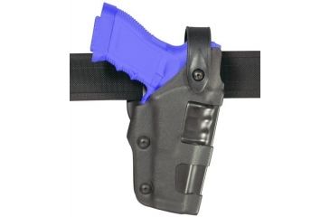Image of Safariland 6270 Raptor Level II Plus, Mid-Ride UBL Holster - Basket Black, Right Hand 6270-744-81