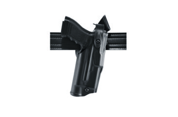 Image of Safariland 6270 Raptor Level II Plus, Mid-Ride UBL Holster - Plain Black, Right Hand 6270-83-61