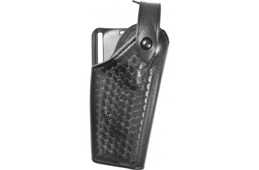 Image of Safariland 6280 Level II Retention, Mid-Ride Holster - Basket Black, Right Hand 6280-90-81