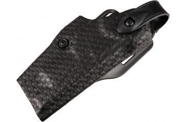 Image of Safariland 6280 SLS Level II Retention Mid-Ride Duty Holster, SA XD 5in .45 ACP, Right, Basketweave, Black, 6280-149-481