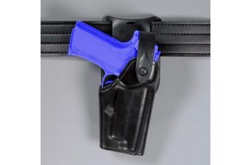 Image of Safariland 6285 1.50in. Belt Drop, Level II Retention Holster - Basket Black, Left Hand 6285-76-82