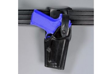 Image of Safariland 6285 1.50'' Belt Drop, Level II Retention Holster - Plain Black, Right Hand 6285-293-61