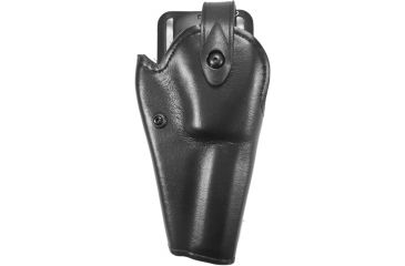 Image of Safariland 6285 1.50 Belt Drop, Level II Retention Holster, Plain Black, Right, 2in Belt Loop Slot, S&amp;W 581