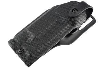 Image of Safariland 6285 SLS LVL II  Low-Ride Holster, Kimber 1911 Gold Combat RL II, X200, Right, Basketweave, Black, 6285-5340-481