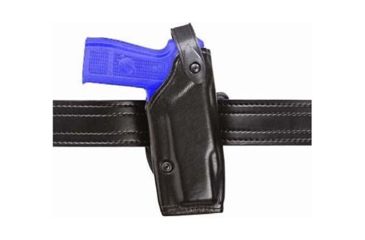 Image of Safariland Concealment SLS Belt Holster, Right Hand, STX Tactical Black 2.25in. Belt Slots with Hood Guard 6287-64-131-225-H