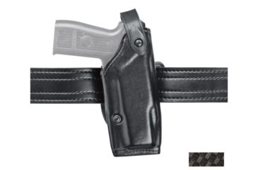 Image of Safariland 6287 SLS Belt Slide Holster, S&amp;W M&amp;P 40 w/Safety, STX Black Basket Weave, Right Hand, 6287-619-481