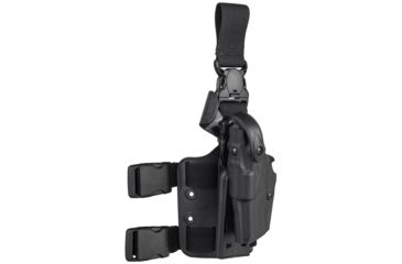 Image of Safariland 6305 ALS/SLS Tactical Holster w/Quick Release, S&amp;W M&amp;P 9mm, .40 4.25in., STX Tactical, Black, Left Hand, 6305-219-132