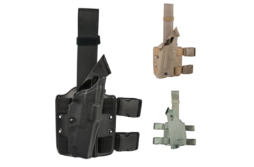 Image of Safariland 6354 Als Tactical Thigh Holster, Black, Flat Dark Earth, Foliage Green