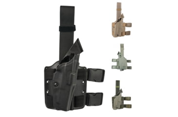 Image of Safariland 6354 Tactical Holster for Springfield XDM, Black, Flat Dark Earth, Foliage Green, OD Green