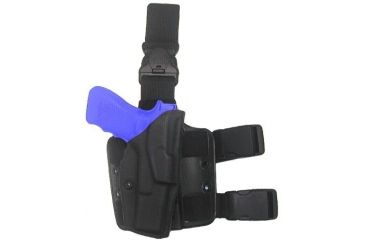 Image of Safariland 6355 ALS Tactical Thigh Holster - STX Tactical Black, Right Hand 6355-278-131