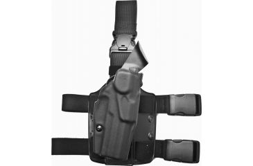 Image of Safariland 6355 Als Tactical Thigh Holster Stx Tactical Black Right Hand 6355 91 131