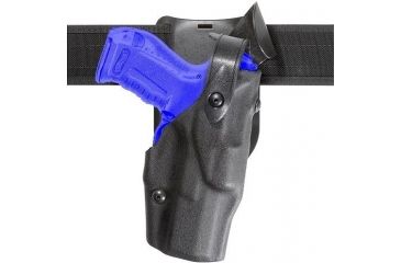 Image of Safariland 6365 ALS Level II Plus w/ Drop UBL Holster - STX TAC Black, Left Hand 6365-73-132