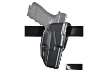 Image of Safariland 6377 ALS Belt Slide Holster, S&amp;W M&amp;P 9mm, .40 4.25in., STX Black Hi-Gloss, Right Hand, 2.0in. Belt Loop, 6377-219-491-50