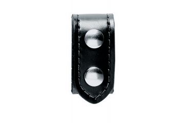 Image of Safariland 655 Belt Keeper Heavy Duty, Basket Weave Black W/ Black Plastic Snap 655-4PBL