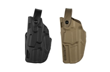 Image of Safariland 7280 Mid Ride Duty Holster, Black, Flat Dark Earth