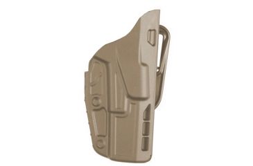 Image of Safariland 7377, 7TS ALS Concealment Belt Slide Holster, Sig Sauer P320 Compact 9mm, .40, .45, Flat Dark Earth, Right Hand, 7377-750-551