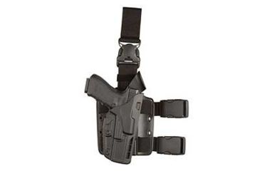 Image of Safariland 7385, 7TS ALS OMV Tactical Holster with Quick Release, Sig Sauer P320 Compact 9mm, .40, .45, Flat Dark Earth, Right Hand, 7384-750-552