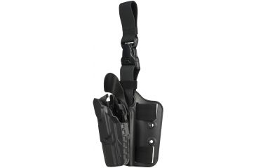 Image of Safariland 7385, 7TS ALS OMV Tactical Holster with Quick Release, Sig Sauer P320 Compact 9mm, .40, .45, Black, Right Hand, 7385-750-412