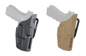Image of SafariLand 7395 Low Ride Duty Holster, Black, Flat Dark Earth