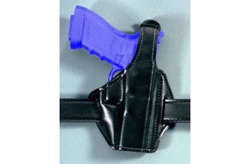 Image of Safariland 747 Pancake Concealment Holster for Pistols - Plain Black, Right Hand 747-83-61