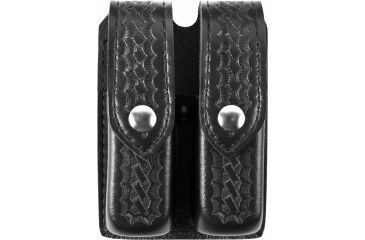 Image of Safariland 77 Double Handgun Magazine Pouch - Basket Black, Ambidextrous - Fits Glock 20/21 &amp; Similar