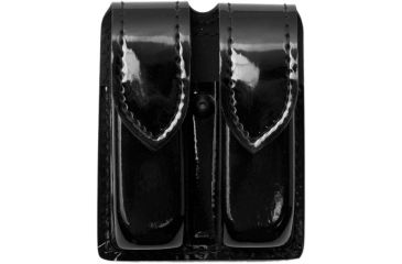 Image of Safariland 77 Double Handgun Magazine Pouch - Hi Gloss Black, Ambidextrous 77-83-9