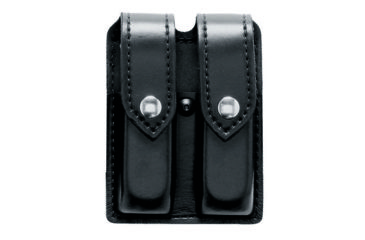 Image of Safariland 77 Double Handgun Magazine Pouch - Hi Gloss Black, Ambidextrous 77-83-9