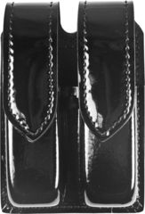 Image of Safariland 77 Double Handgun Magazine Pouch - Hi Gloss Black, Ambidextrous 77-94-9HS