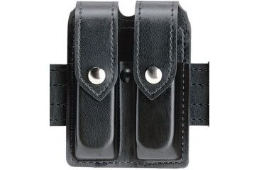 Image of Safariland 77 Double Handgun Magazine Pouch - Plain Black, Ambidextrous 77-53-2HS
