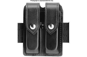 Image of Safariland 77 Double Handgun Magazine Pouch - STX Tactical Black, Ambidextrous 77-419-23PBL