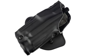 Image of Safariland ALS Paddle Holster, Left Hand, STX Plain Black Belt Loop Only 1.5in. and 1.75in. belt slots 6378-7742-412-K15