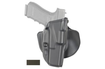 Image of Safariland 6378 ALS Paddle &amp; Belt Slide Holster, Sig SauerP226 Rail, OD Green, Right Hand, with Rails, 6378-477-561