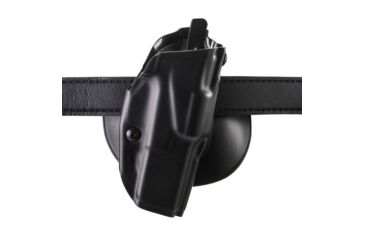 Image of Safariland ALS Paddle Holster, Left Hand, STX Plain Black Belt Loop Only 1.5in. and 1.75in. belt slots 6378-419-412-K15