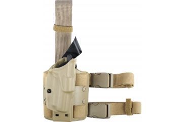 Image of Safariland 6354 ALS Thigh Holster, STX FDE Brown, Right Hand - Sig P229R w/Hammer - 6354-744-551 