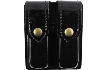 Image of Safariland  Double Handgun Magazine Pouch, Hi Gloss Black, 772839B